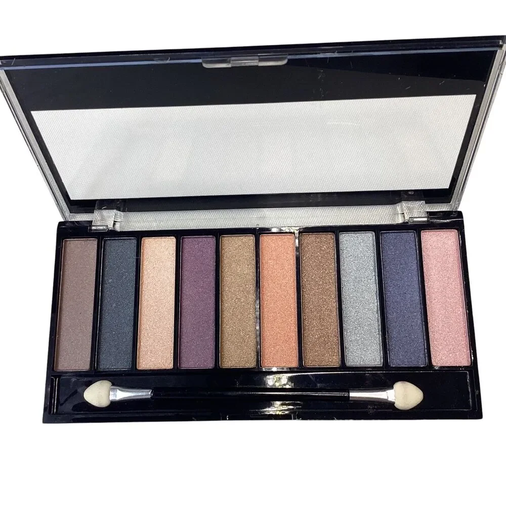 Mariposa 10 Color Eyeshadow Palette Shimmer Matte Neutrals Blues  New